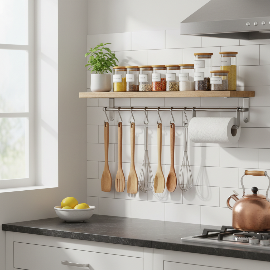 Organisateur de cuisine - en situation